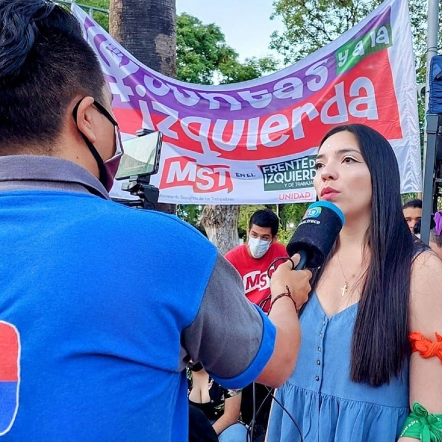 MAJO GONZÁLEZ DEL MTS: “EL 8 DE MARZO VOLVEMOS A LAS CALLES PORQUE LIBRES DE VIOLENCIA, SAQUEO Y FMI NOS QUEREMOS”
