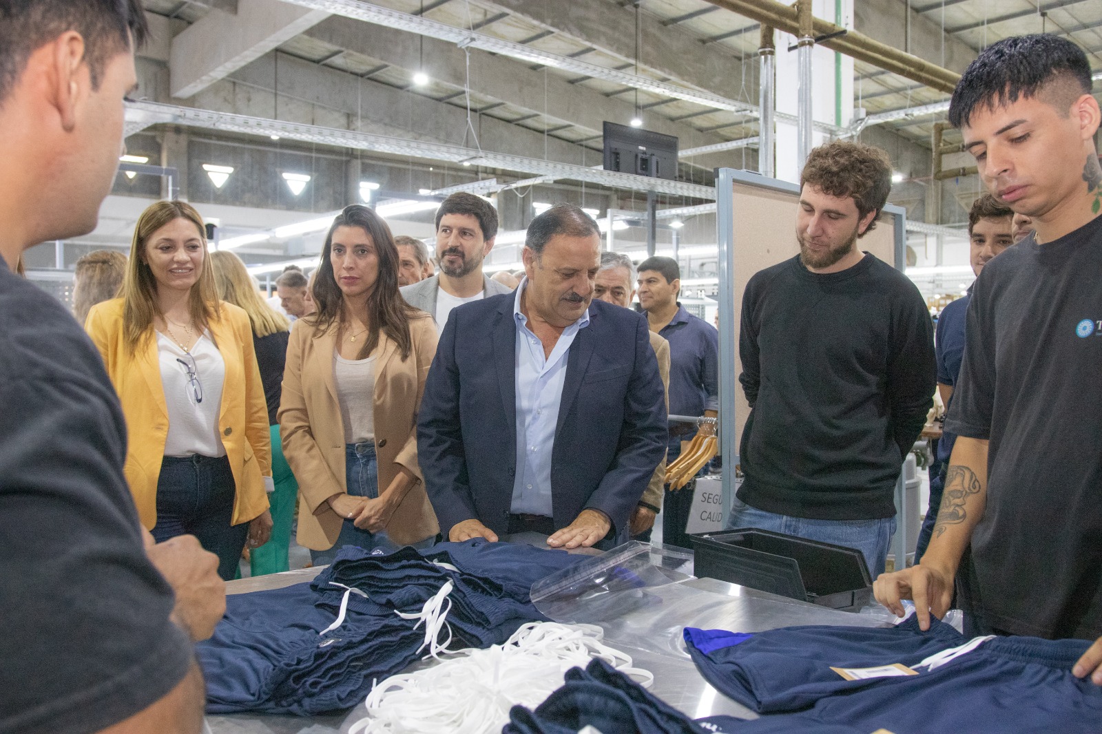 RICARDO QUINTELA INAUGURÓ LA TEXTIL DUNORD SA.