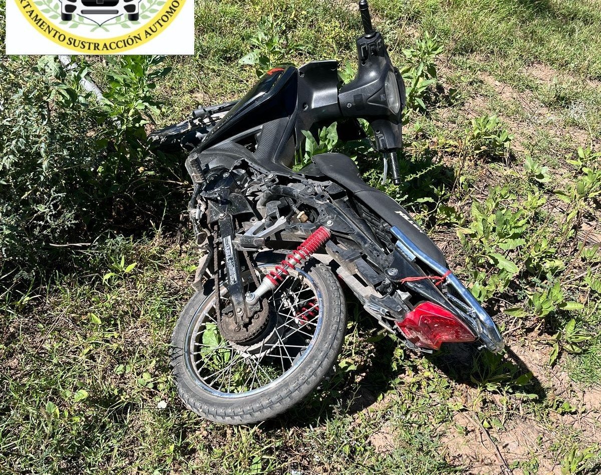 LA POLICIA ENCONTRÓ UNA MOTO ABANDONADA EN RUTA 25