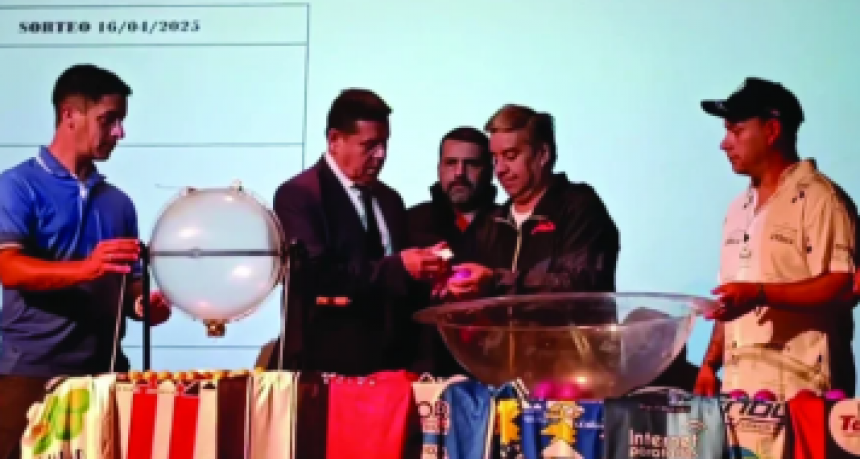 SORTEARON EL FIXTURE PARA EL CAMPEONATO DE PRIMERA 2025