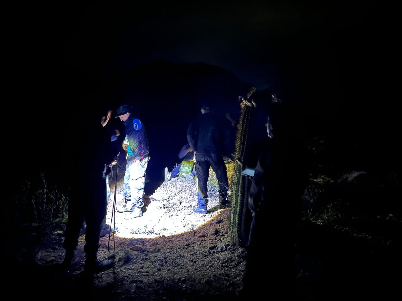 LA POLICIA RESCATÓ A UN PARAPENTISTA EN EL CERRO CORONA DEL INCA