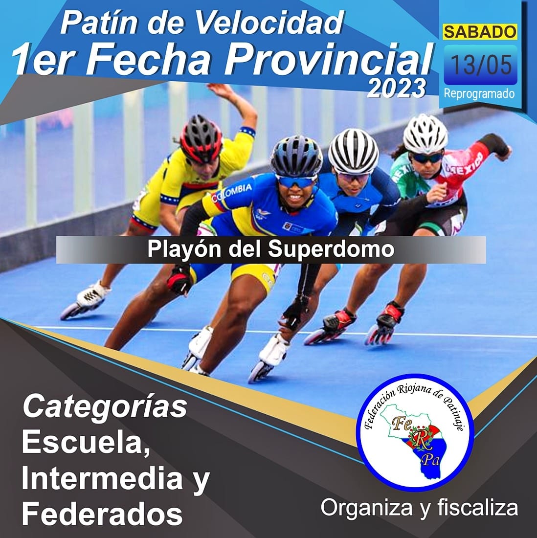 SE VIENE EL PRIMER TORNEO PROVINCIAL 2023 DE PATÍN CARRERA
