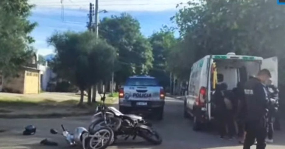 SINIESTRO VIAL DEJÓ UN HERIDO EN EL BARRIO SANTA JUSTINA