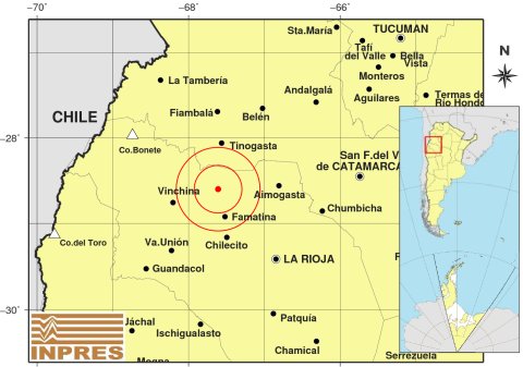 LA RIOJA SUFRIÓ UN FUERTE SISMO DE 5.5 Y TAMBIÉN SE SINTIÓ EN VARIAS PROVINCIA