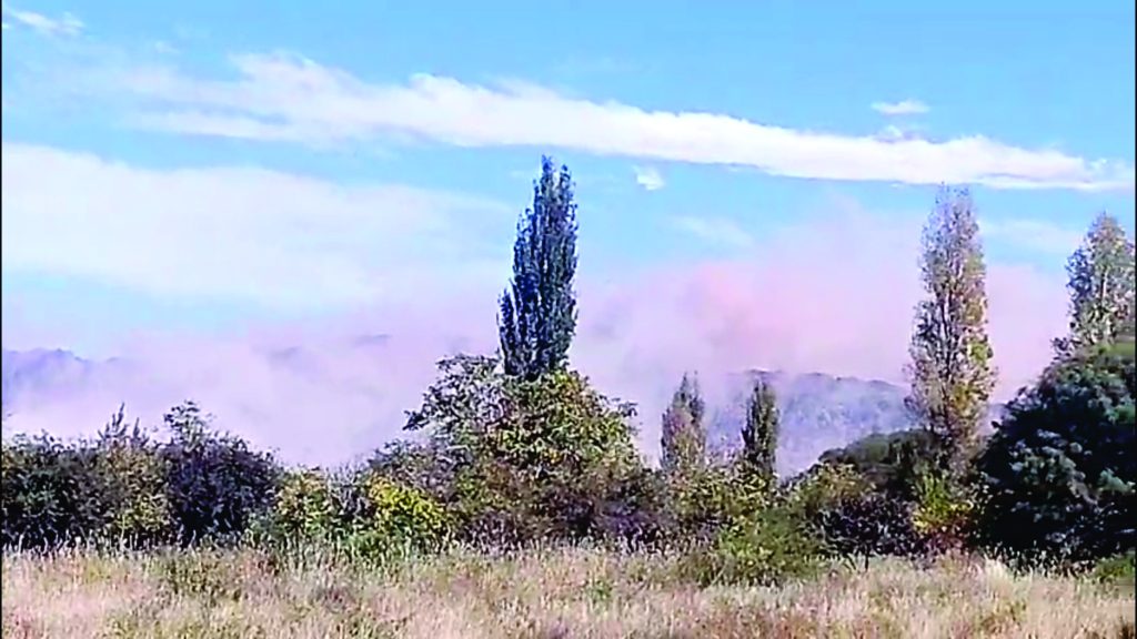 DERRUMBES EN LOS CERROS DE FAMATINA TRAS EL SISMO