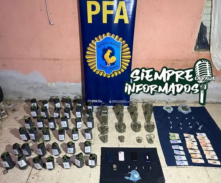  LA POLICÍA FEDERAL DETUVO A UNA PAREJA QUE COMERCIALIZABA DROGA