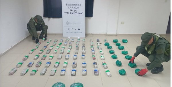 GENDARMERIA SECUESTR&Oacute; 15 KILOS DE MARIHUANA QUE VENIAN EN UNA ENCOMIENDA A LA RIOJA