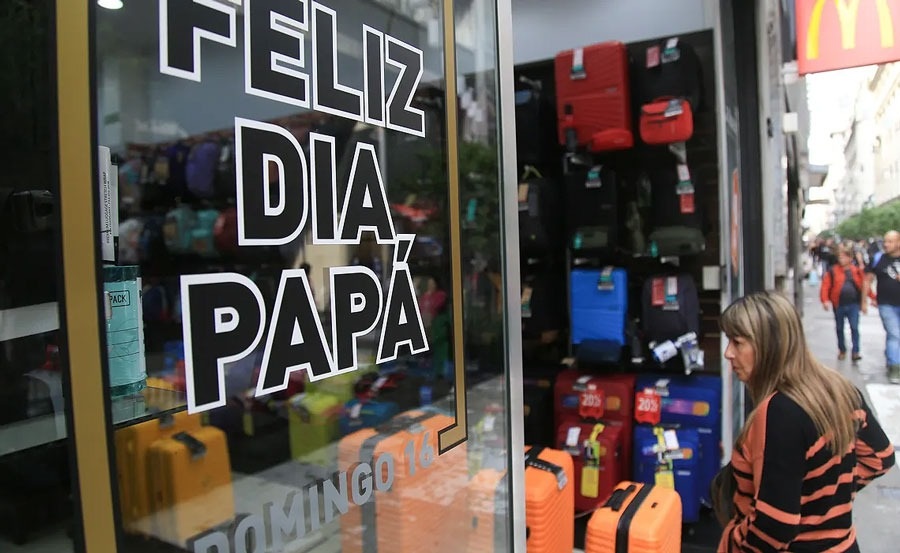 LAS VENTAS POR EL DIA DEL PADRE CAYERON 1,7%