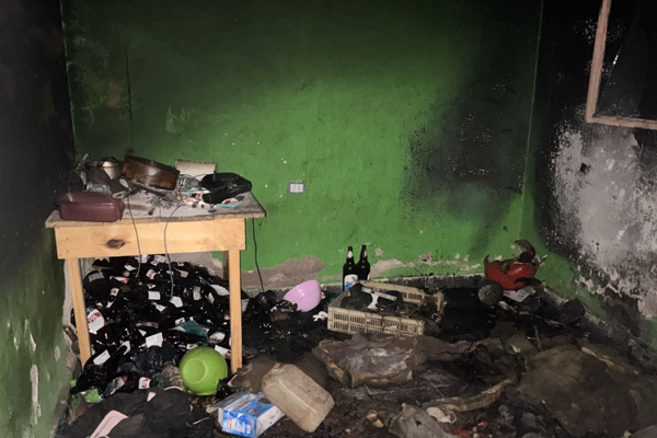 VORAZ INCENDIO EN UNA VIVIENDA: UN HOMBRE SUFRI&Oacute; GRAVES QUEMADURAS  