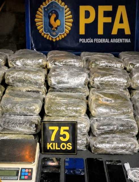 SECUESTRAN 75 KILOS DE MARIHUANA EN UN GOLPE HIST&Oacute;RICO AL NARCOTR&Aacute;FICO EN LA RIOJA
