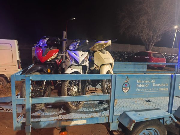 LA POLIC&Iacute;A SECUESTR&Oacute; 40 MOTOS ESTE FIN DE SEMANA EN CHAMICAL