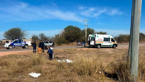 MOTOCICLISTA MURI&Oacute; TRAS UN SINIESTRO VIAL EN OLTA