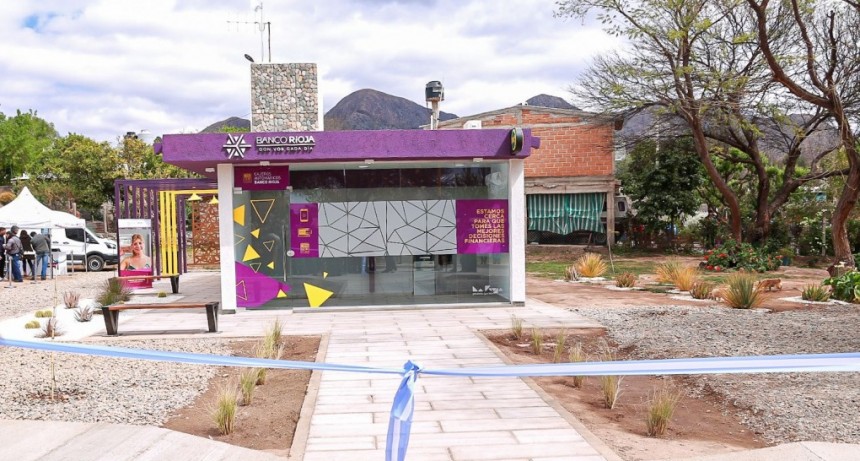 SAÑOGASTA YA CUENTA CON UNA NUEVA SUCURSAL DEL BANCO RIOJA Y CAJERO AUTOMÁTICO