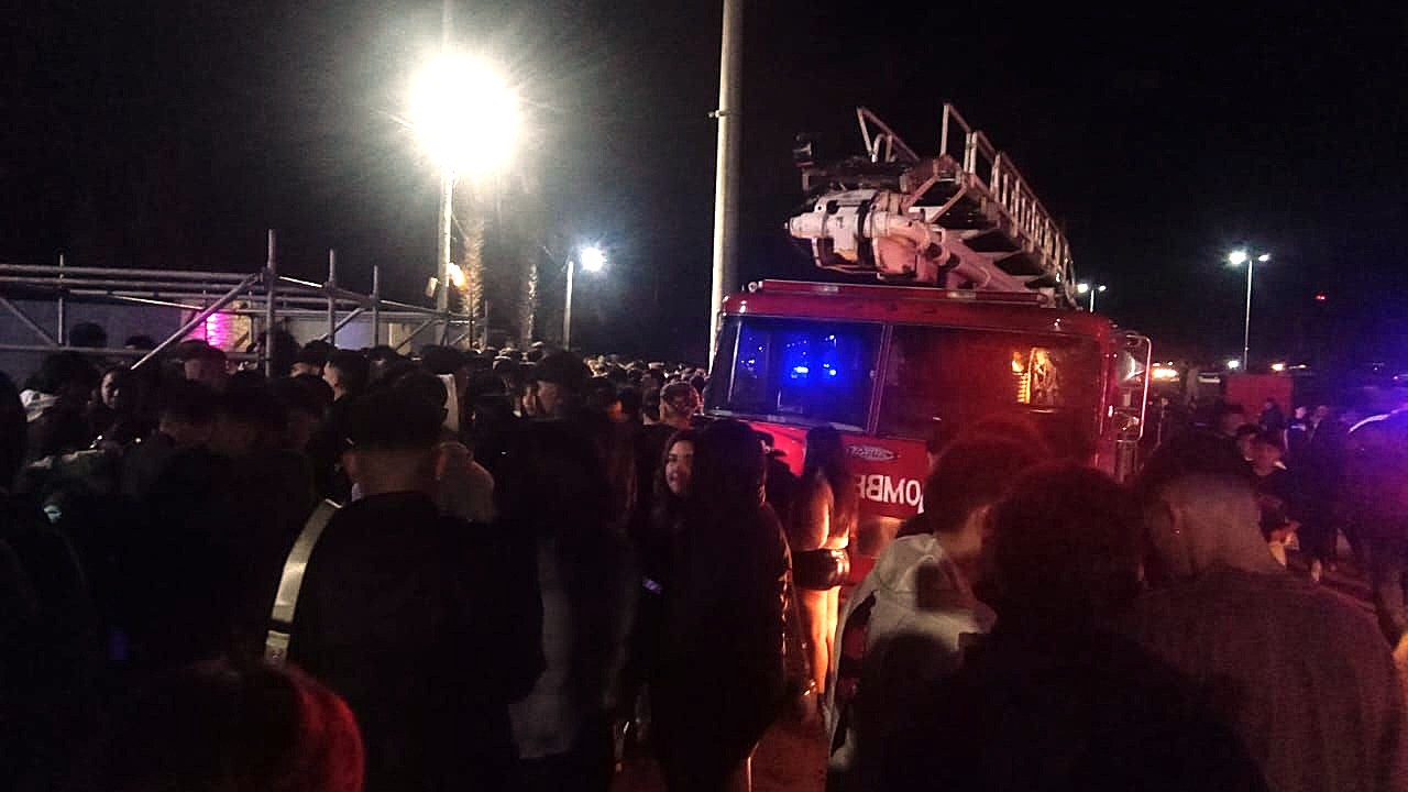 EVACUARON SPACE TRAS UN PRINCIPIO DE INCENDIO