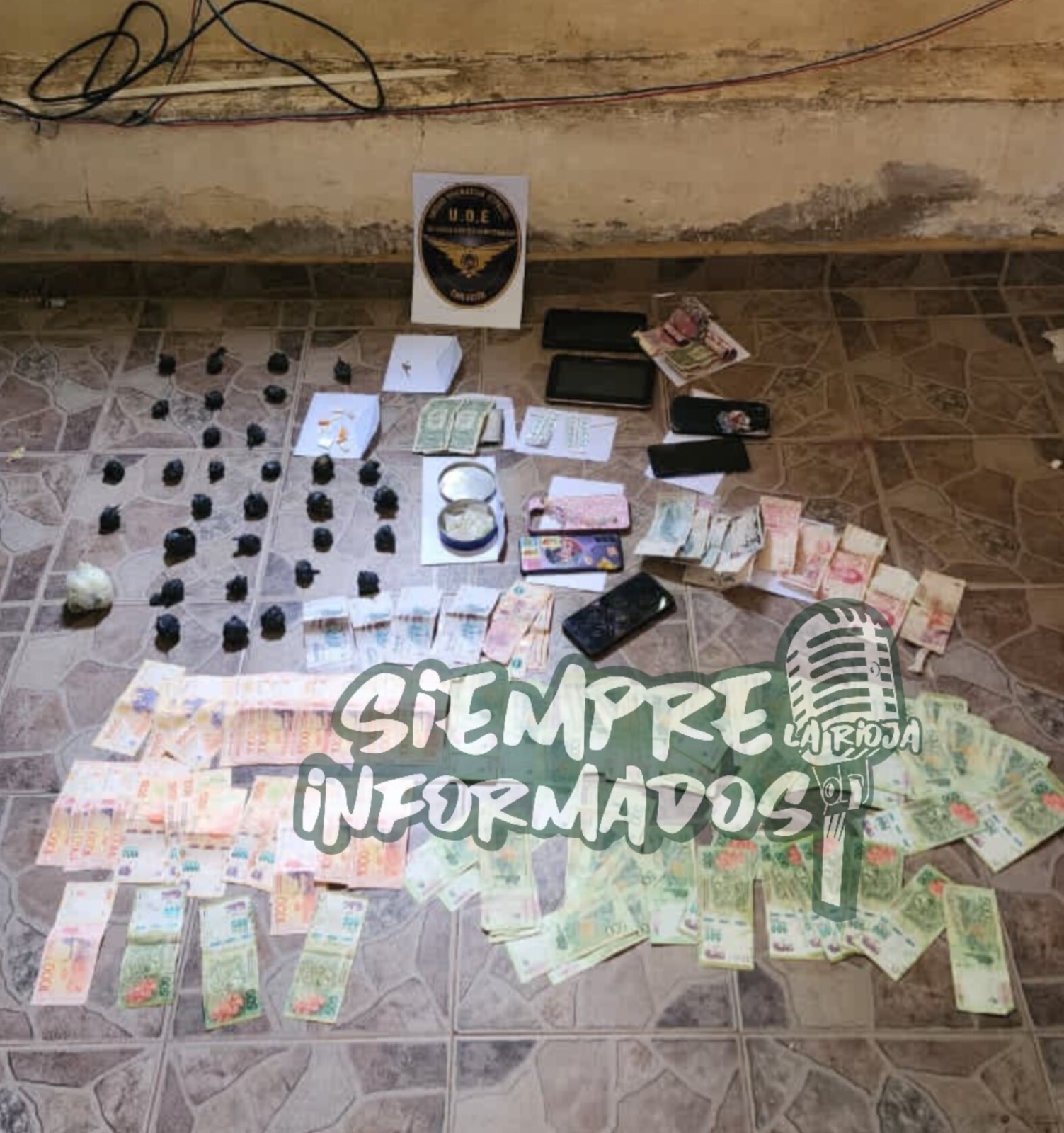 GOLPE AL NARCOTRÁFICO EN CHILECITO: DOS DETENIDOS Y UN IMPORTANTE SECUESTRO DE DROGAS, DINERO Y UN VEHÍCULO  