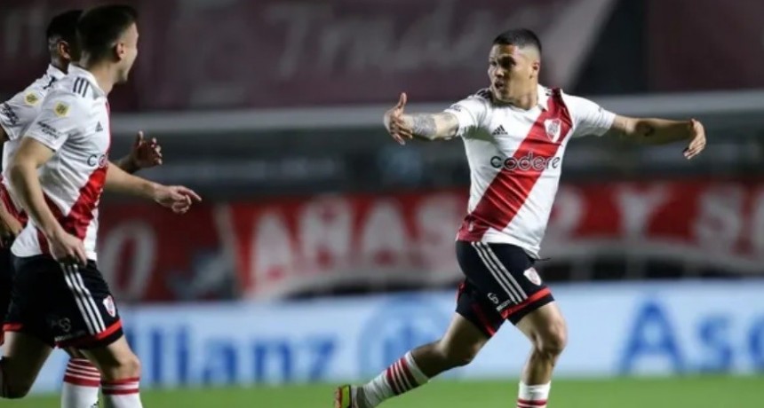 LIGA PROFESIONAL: RIVER GOLEÓ A ARGENTINOS JUNIORS 