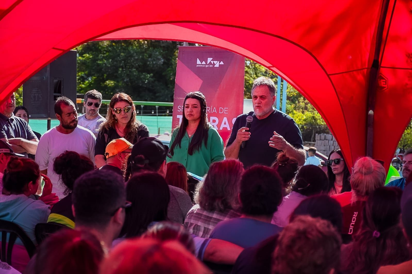 GOBIERNO INICIÓ SANAMIENTO DE TITULO EN EL LOTEO 