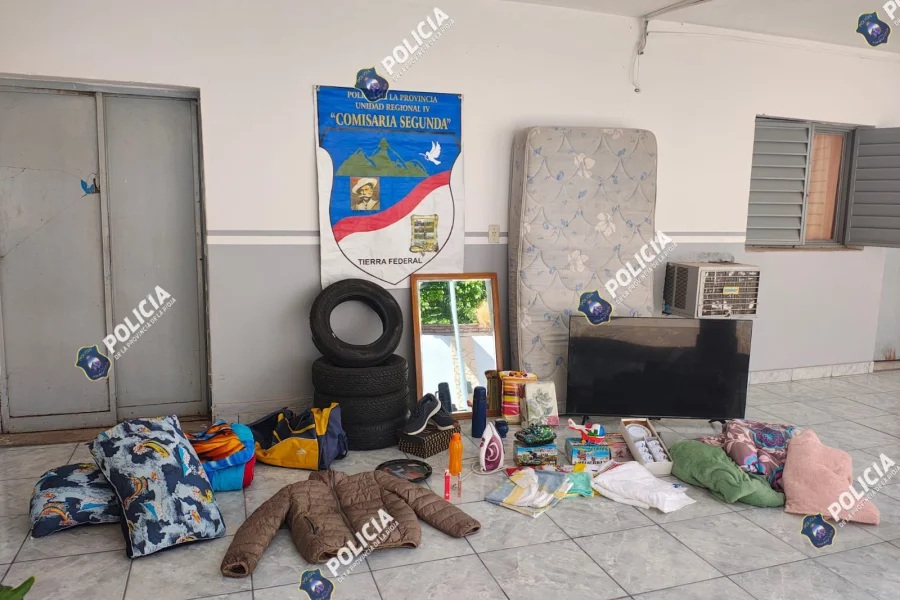 LA POLICIA RECUPERÓ VARIOS ELEMENTOS Y DETUVO A UN SUJETO