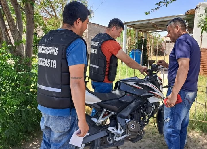 AIMOGASTA: SECUESTRARON UNA MOTO CON PEDIDO DE CAPTURA EN CÓRDOBA 